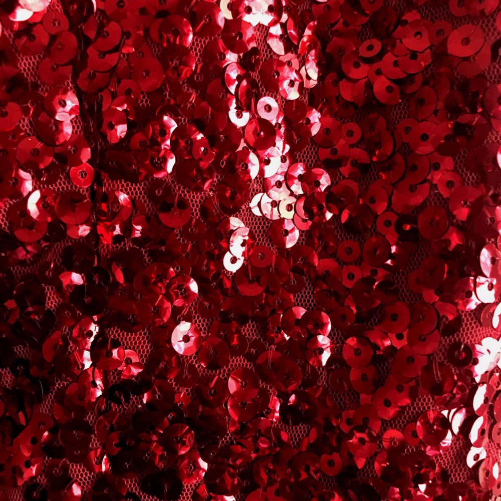 ASOS red sequin tulle mini - Picture 5 of 9
